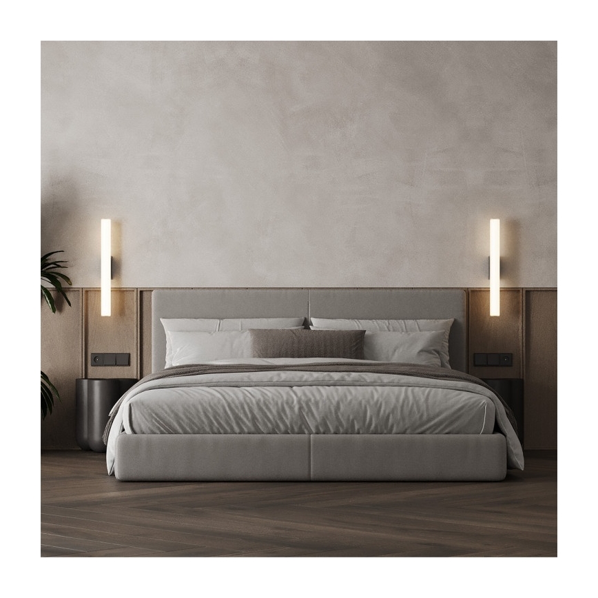 LED φωτιστικό για καθρέφτη μπάνιου LINEA LED/12W/230V 3000/4000/6000K IP44 61 cm μαύρο