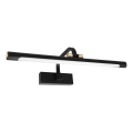 Φωτιστικό καθρέφτη μπάνιου VINCI LED/15W/230V 60 cm IP44 μαύρο