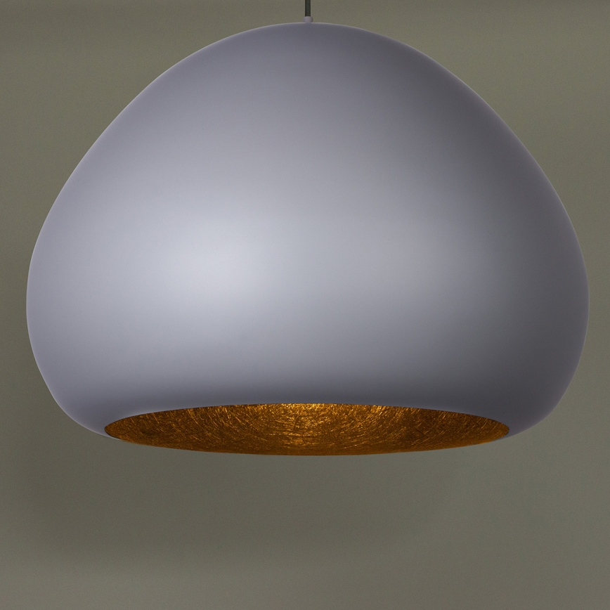 Φωτιστικό οροφής με καλώδιο LAVA 1xE27/15W/230V γκρι/μαύρο