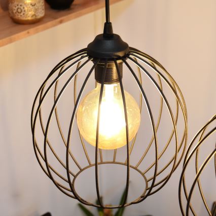 Φωτιστικό LED με καλώδιο MERCURE 3xE27/15W/230V