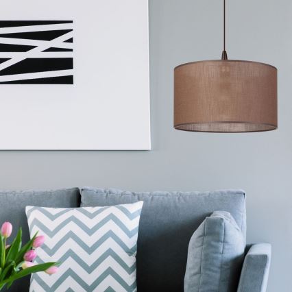 Φωτιστικό LED με καλώδιο NOEL 1xE27/60W/230V καφέ