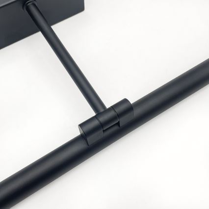 Φωτιστικό LED για καθρέφτη μπάνιου MIRROR, 8W, 230V, 4000K, IP44, 60 cm, μαύρο