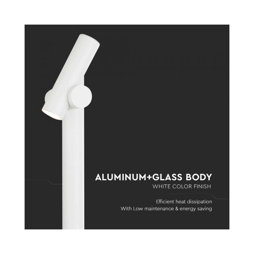 Φωτιστικό  LED εύκαμπτο εξωτερικού χώρου LED/4W/230V 3000K IP44 100 cm λευκό