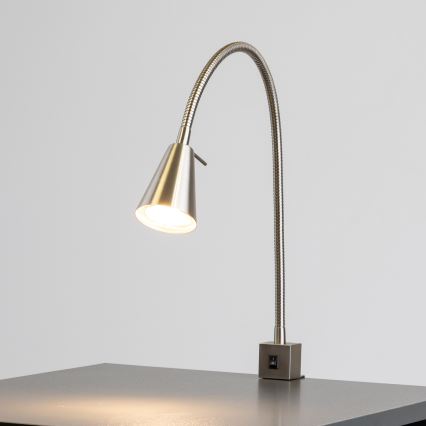 Φωτιστικό LED με κλιπ 1xGU10/4,7W/230V ματ χρώμιο