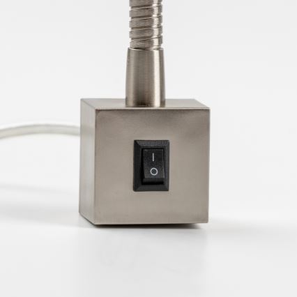 Φωτιστικό LED με κλιπ 1xGU10/4,7W/230V ματ χρώμιο