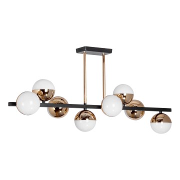 Φωτιστικό LED με ράβδο 8xLED/7W/230V χρυσό/μαύρο