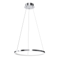 Φωτιστικό LED με καλώδιο ROTONDA LED/27W/230V γυαλιστερό χρώμιο