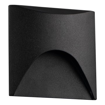 Φωτιστικό σκάλας LED EXIN LED/2,5W/230V 3000K IP65 μαύρο τετράγωνο