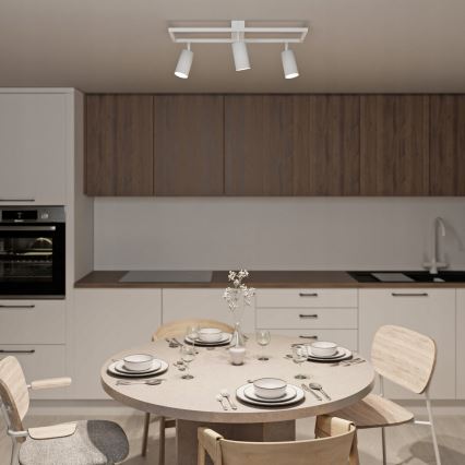 Φωτιστικό σποτ 3xGU10/30W/230V λευκό