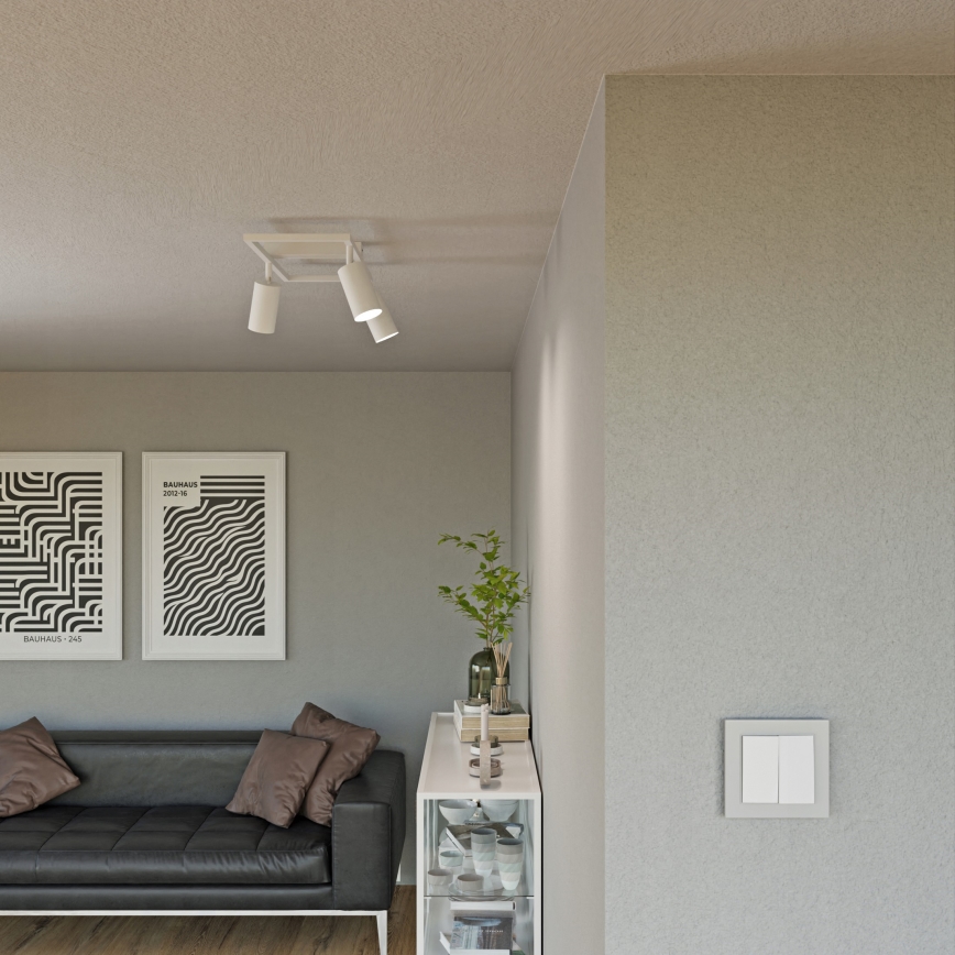 Φωτιστικό σποτ 3xGU10/30W/230V λευκό