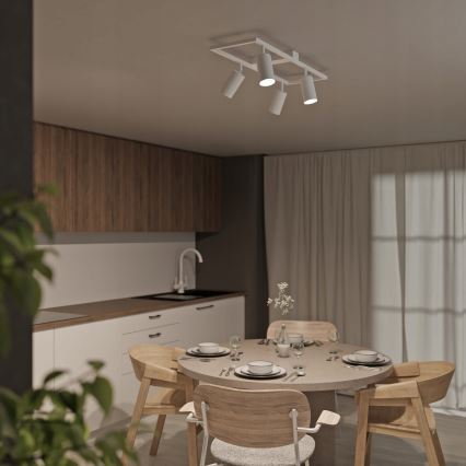 Φωτιστικό σποτ 4xGU10/30W/230V λευκό