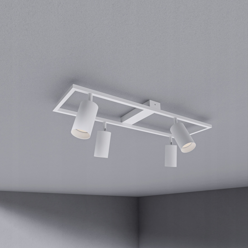 Φωτιστικό σποτ 4xGU10/30W/230V λευκό