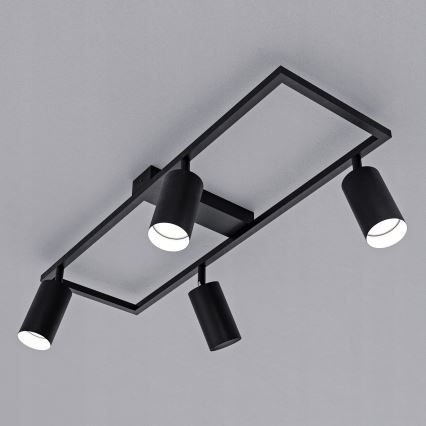 Φωτιστικό σποτ 4xGU10/30W/230V μαύρο