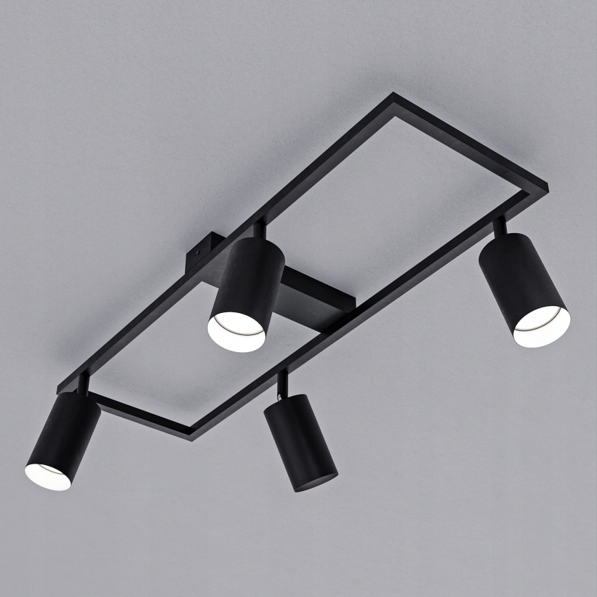 Φωτιστικό σποτ 4xGU10/30W/230V μαύρο