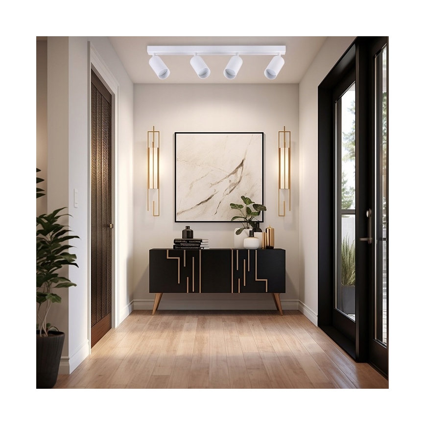 Φωτιστικό σποτ 4xGU10/35W/230V λευκό