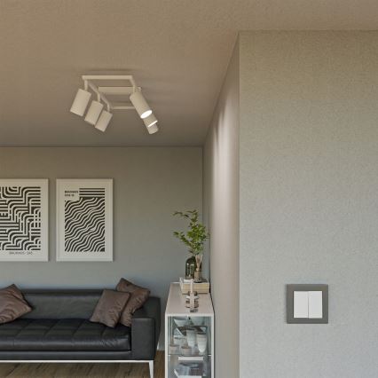 Φωτιστικό σποτ 6x GU10/30W/230V λευκό