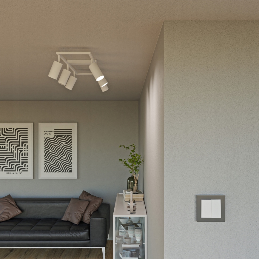 Φωτιστικό σποτ 6x GU10/30W/230V λευκό