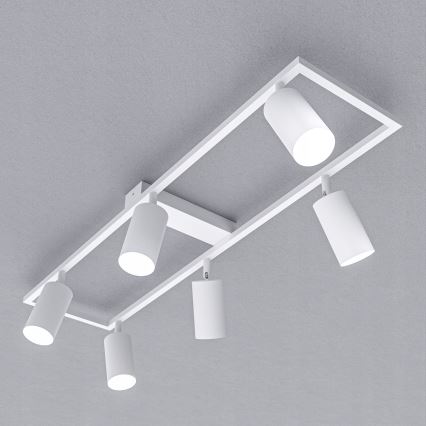 Φωτιστικό σποτ 6x GU10/30W/230V λευκό