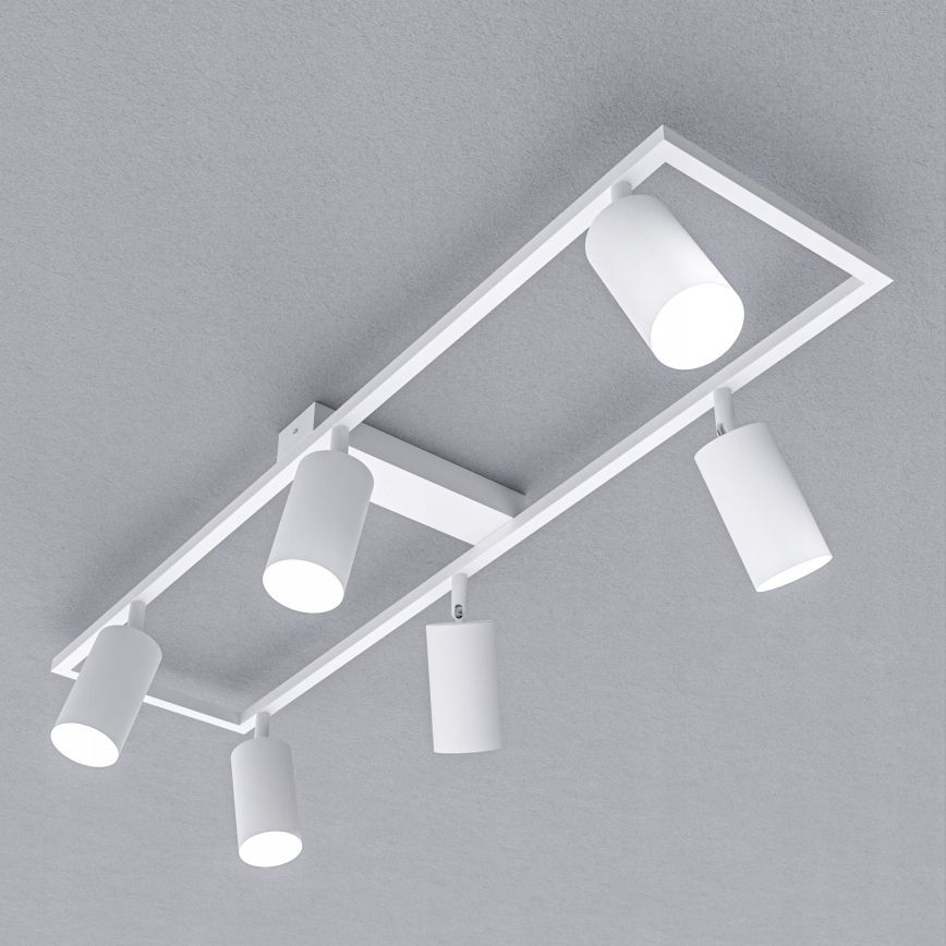 Φωτιστικό σποτ 6x GU10/30W/230V λευκό