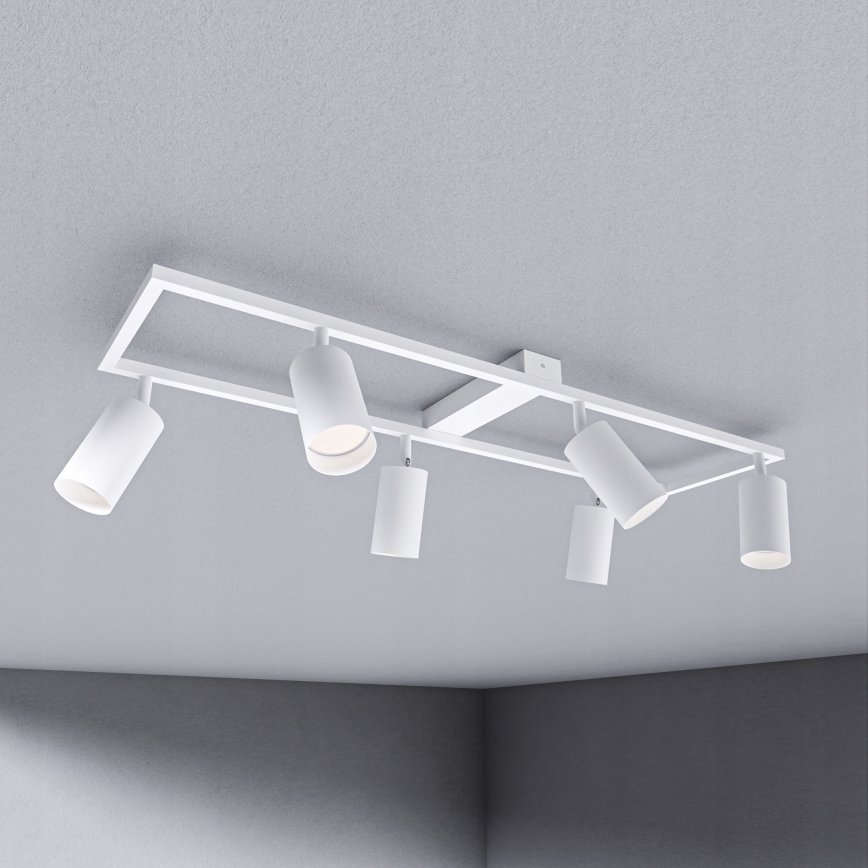 Φωτιστικό σποτ 6x GU10/30W/230V λευκό