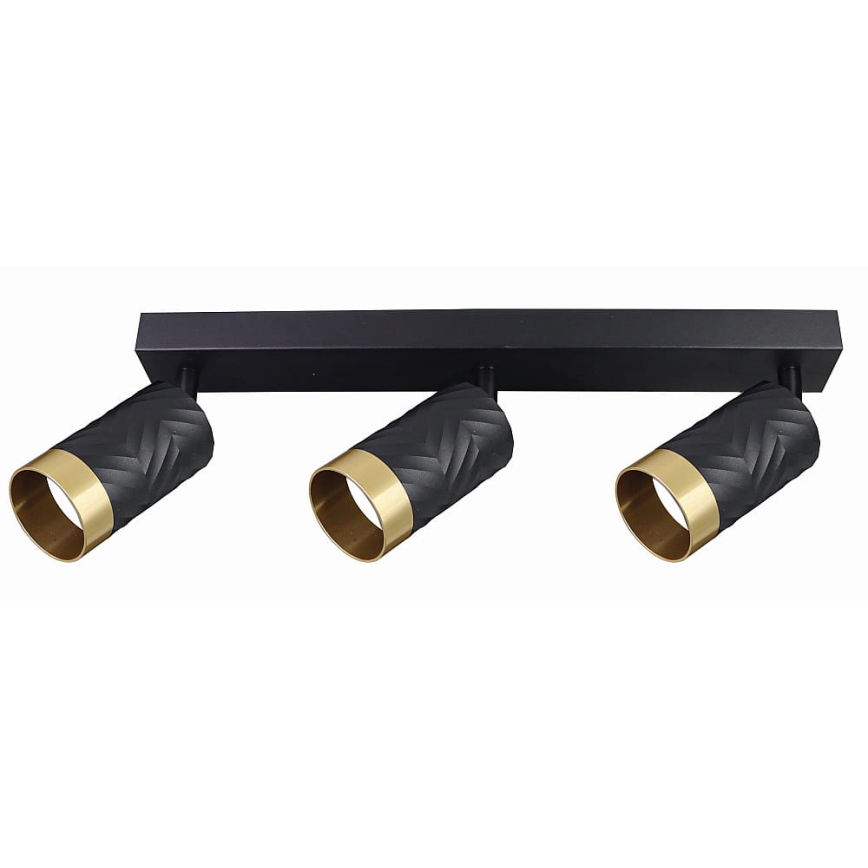 Φωτιστικό σποτ ARRAS 3xGU10/10W/230V μαύρο