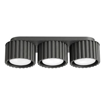 Φωτιστικό σποτ AURA 3xGX53/10W/230V μαύρο