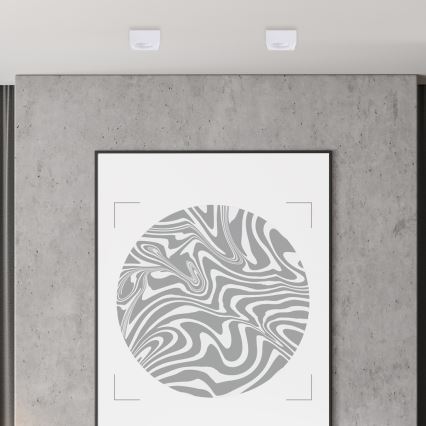 Φωτιστικό σποτ BALI 1xGU5,3/MR16/25W/12V τετράγωνο λευκό