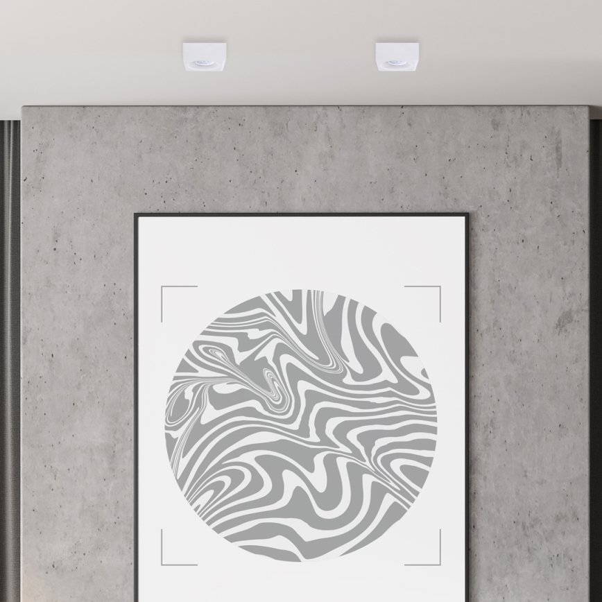 Φωτιστικό σποτ BALI 1xGU5,3/MR16/25W/12V τετράγωνο λευκό