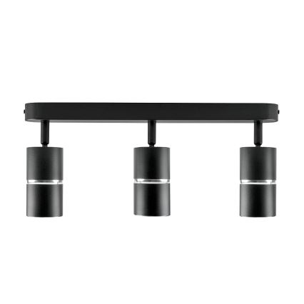Φωτιστικό σποτ BAMBOO 3xGU10/10W/230V μαύρο