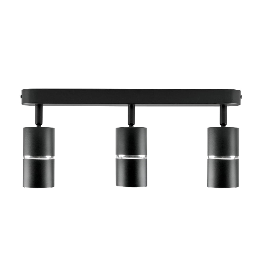 Φωτιστικό σποτ BAMBOO 3xGU10/10W/230V μαύρο