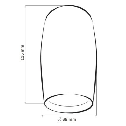 Φωτιστικό σποτ BELLA 1xGU10/10W/230V μαύρο