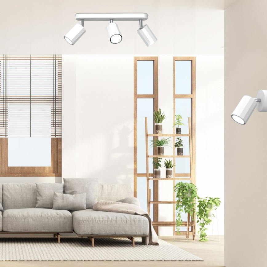 Φωτιστικό σποτ BELLO 3xGU10/8W/230V λευκό