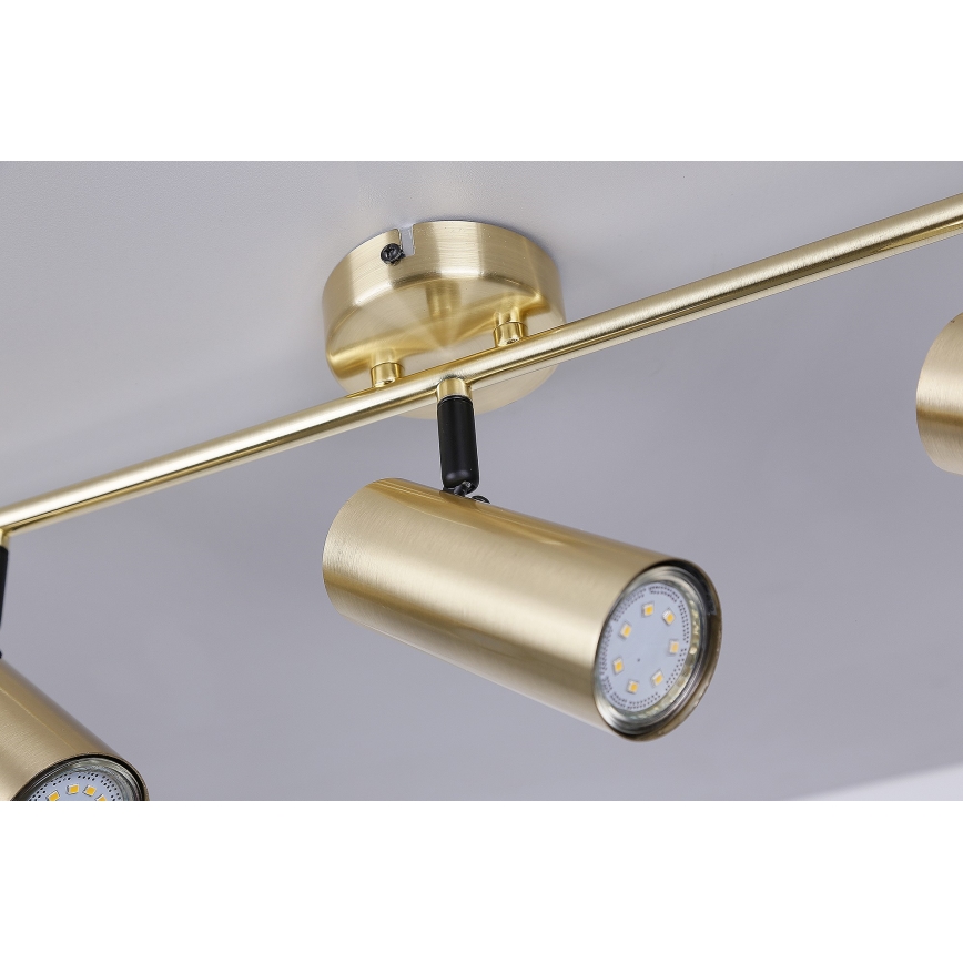 Φωτιστικό σποτ COLLY 3xGU10/15W/230V χρυσαφί