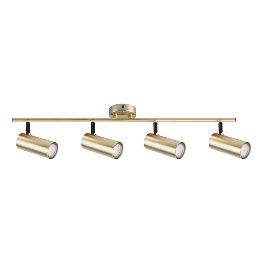 Φωτιστικό σποτ COLLY 4xGU10/15W/230V χρυσαφί