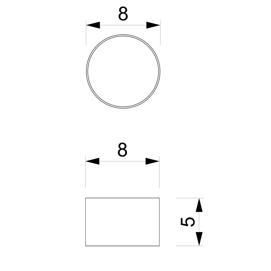 Φωτιστικό σποτ DIXIE 1xGX53/11W/230V λευκό