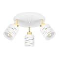 Φωτιστικό σποτ ELEN 3xE27/35W/230V λευκό/χρυσό