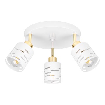 Φωτιστικό σποτ ELEN 3xE27/35W/230V λευκό/χρυσό
