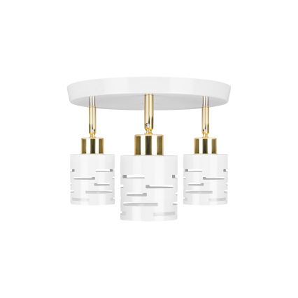 Φωτιστικό σποτ ELEN 3xE27/35W/230V λευκό/χρυσό