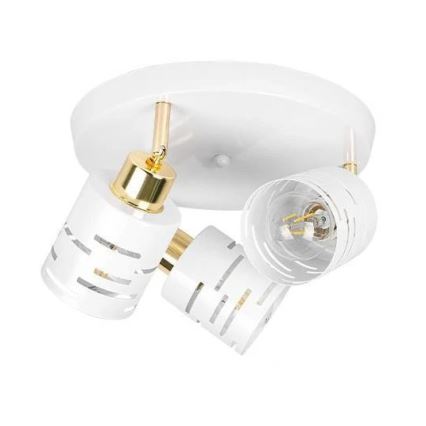 Φωτιστικό σποτ ELEN 3xE27/35W/230V λευκό/χρυσό