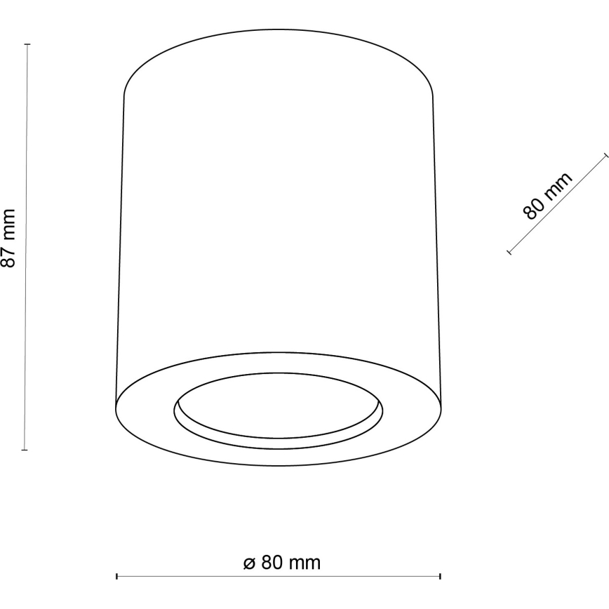 Φωτιστικό σποτ EVE 1xGU10/10W/230V οξιά