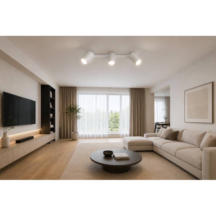 Φωτιστικό σποτ FAMA 3xGU10/30W/230V λευκό