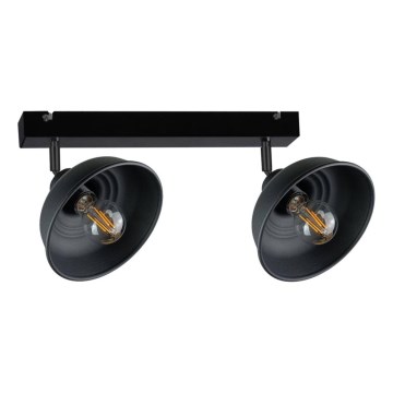 Φωτιστικό σποτ FAUN 2xE27/60W/230V μαύρο
