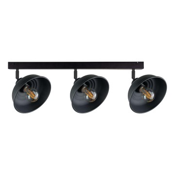 Φωτιστικό σποτ FAUN 3xE27/60W/230V μαύρο