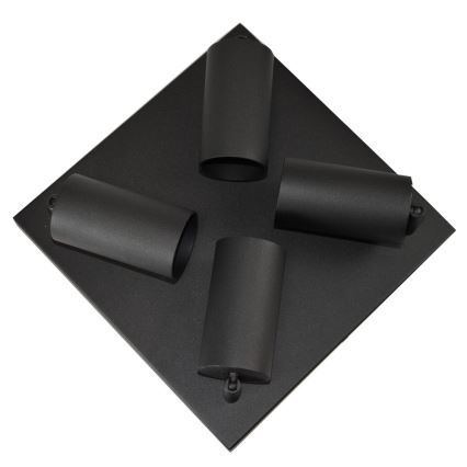 Φωτιστικό σποτ FILO 4xGU10/30W/230V μαύρο/χρυσό