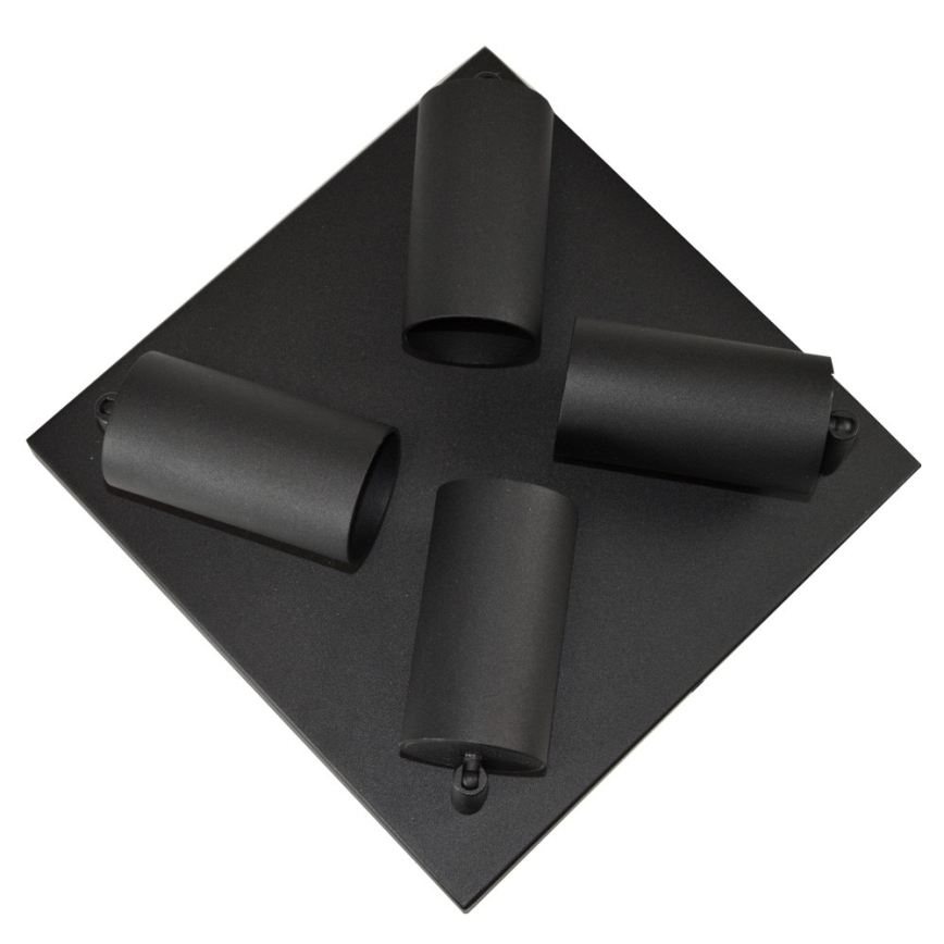 Φωτιστικό σποτ FILO 4xGU10/30W/230V μαύρο/χρυσό