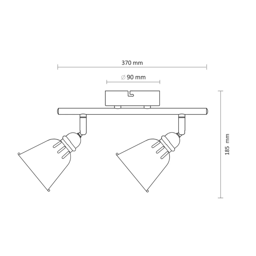Φωτιστικό σποτ FIONA 2xE14/8W/230V