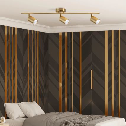 Φωτιστικό σποτ GOLDI 3xGU10/10W/230V χρυσό