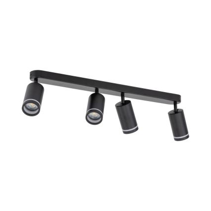 Φωτιστικό σποτ JET 4xGU10/10W/230V μαύρο