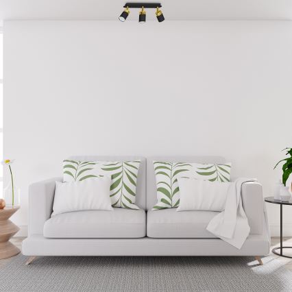 Φωτιστικό σποτ JOKER 3xGU10/25W/230V μαύρο/χρυσό