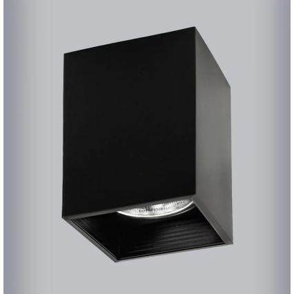 Φωτιστικό σποτ JUPITER 1xE27/20W/230V 11,7x11,7 cm μαύρο